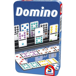 Dominoes - take-away game in metal tin