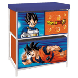 Dragon Ball - Ablagefach mit 3 Schubladen - 53 x 30 x 60 cm