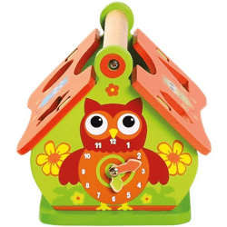 Bino & Mertens - Pegging game - Wooden house