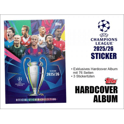 Topps UEFA Champions League 2025/2026 Sticker – ALBUM HARDCOVDER