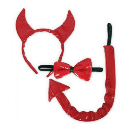 Devil's set lacquer, 3-piece.