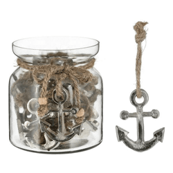 Metal pendant, anchor, approx. 6cmH