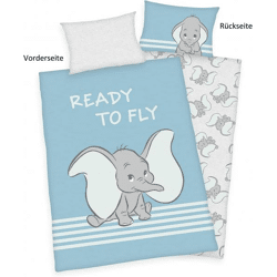 Disney Dumbo - Reversible bed linen - 40 x 60 + 100 x 135 cm