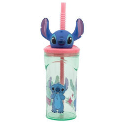 Stitch Flowers As - 3D figure drinking bottle - 360 ml