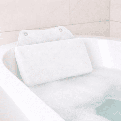 Badekissen Sweet Dreams weiß 25 x 16 cm