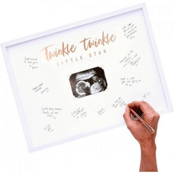 Ginger Ray baby shower guest book 44 cm