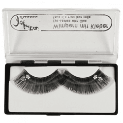 Jofrika cosmetics künstliche Wimpern schwarz/silber 7 cm B-choice VE500