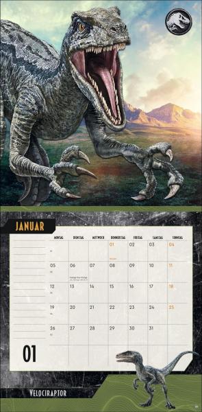Jurassic World - Brosch&uuml;renkalender 2026