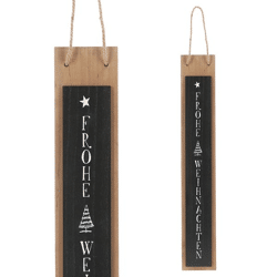 Holzbild Weihnachten, 75x12cm 