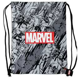 Marvel Pattern - Insulated bag with drawstring - 30 x 40 cm