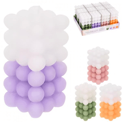 Out of the Blue kaars bubbel 6 x 12 cm 4 assorti