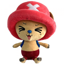 One Piece - new Chopper closed eyes plush figure 25 cm
