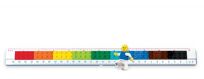 LEGO® build-it-yourself ruler with Lego figure