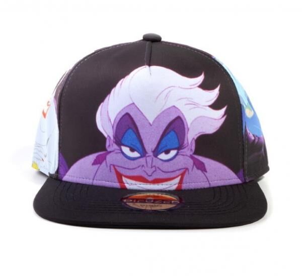 Disney - Little Mermaid Ursula AOP Snapback Cap