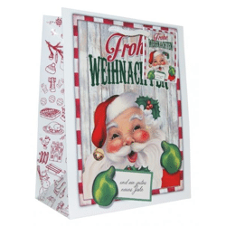 Weihnachtsgeschenktüten Vintage - Medium - 5 Motive