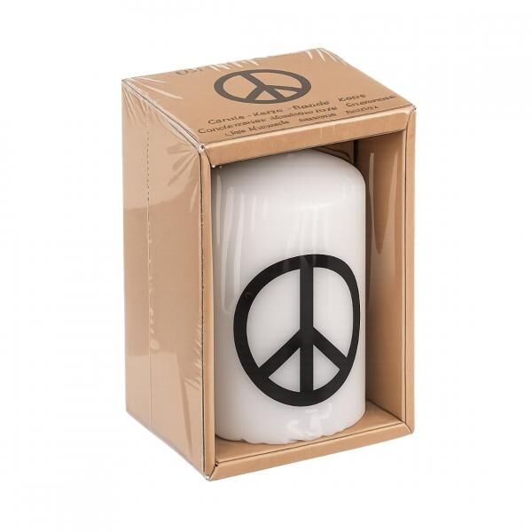Out of the Blue Kerzenstummel Peace 6 x 8 cm