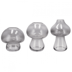 Vase Nova schwarz 20 cm 3 Stück sortiert