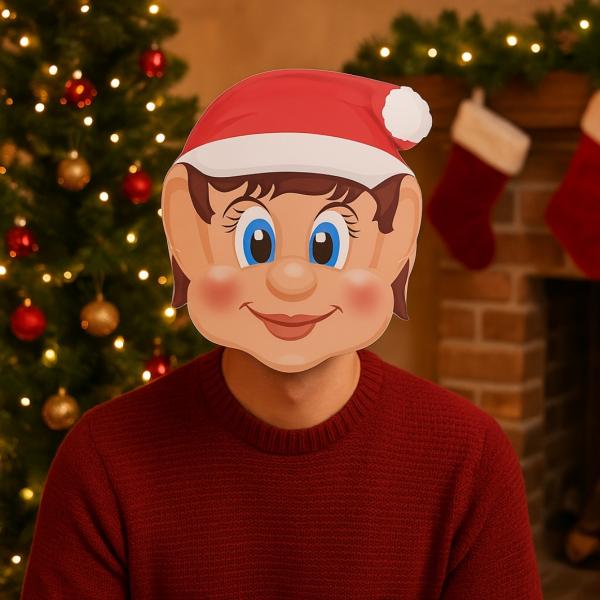 Weihnachtsmaske Elf Einheitsgröße