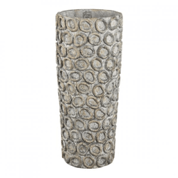 PTMD cementpot met cirkels Ginte L 55 cm