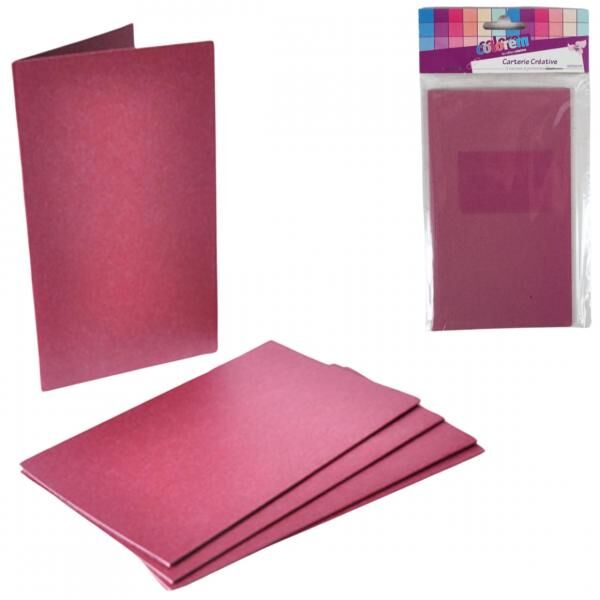 Menükarten lila 17 cm 5 Stk.