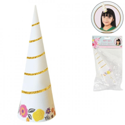 Feesthoed Magical Unicorn papier 17 cm 8 stuks