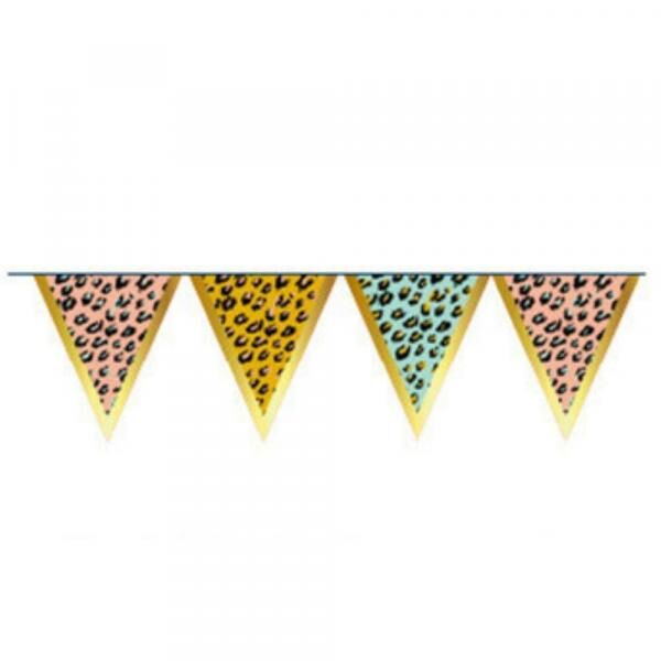 Fahnenleine Funky Leopard 350 cm