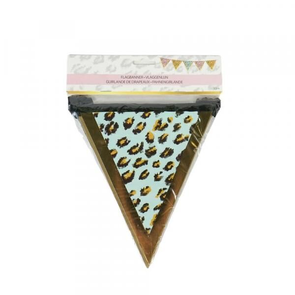 Fahnenleine Funky Leopard 350 cm