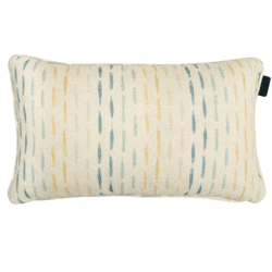 Madison kussen Ann beige/blauw waterafstotend 30 x 50 cm