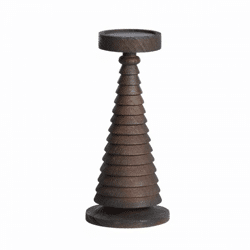 Light & Living Kerzenleuchter Almola Mangoholz dunkelbraun 30 cm