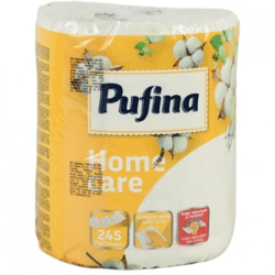 Pufina keukenrol 245 vellen 2-laags