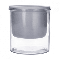 Flower pot Malga self-watering gray 15.5 cm