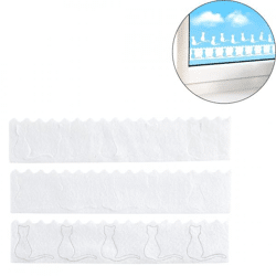 Condensstrips kat wit 30 cm set van 3