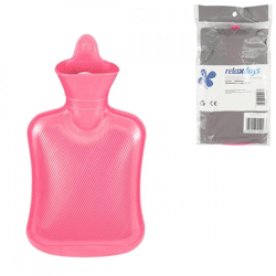 Relaxdays warmwater kruik roze 1 L