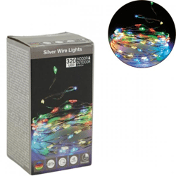 Lichtketting 320 LED EU-stekker multi color 32 meter