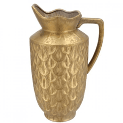 Vase Boa with handle gold color 45 cm