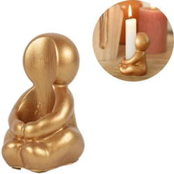 Kerzenhalter Hug rose gold 8 cm