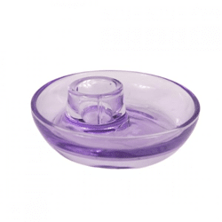 Kaarsenhouder Mila paars 10 cm