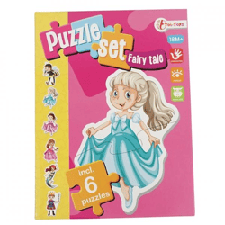 Puzzlespiele Märchen 19 cm 6er Set