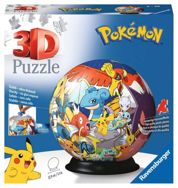 Pok&eacute;mon - 3D Puzzle Ball 72 Teile