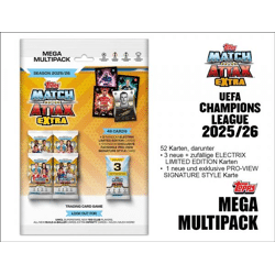 Topps UEFA Champions League Match Attax EXTRA 2025/2026 TC – MEGA MULTIPACK