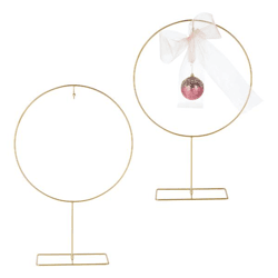 Ring on foot DIY, gold, small, ca.40x61cm