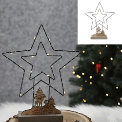 LED Aufsteller Stern, groß, 27cmH