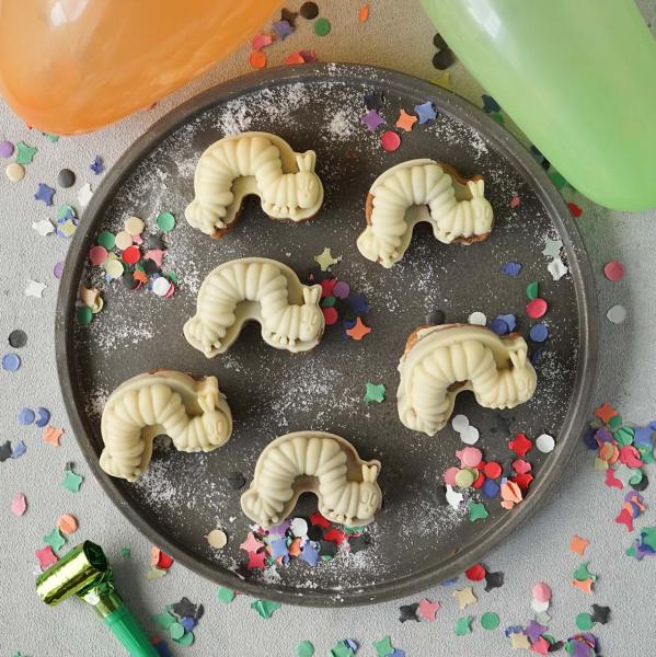 Muffinbackform Raupe Nimmersatt Silikon