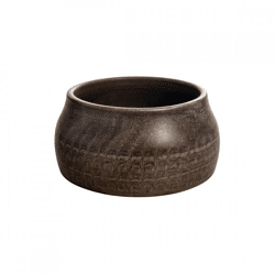 Bloempot Pyramid bruin 15 cm