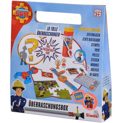 Simba 109251084 - Feuerwehrmann Sam Überraschungsbox - 10-tlg.