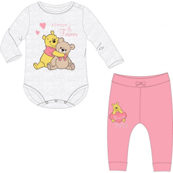 Winnie The Pooh - Set for babies pink - 62-92 cm