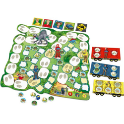 Schleich, Dinosaurs, Die rasante Dino-Rallye - Kinderspiel