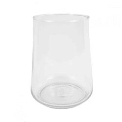 Vase cylinder glass transparent 18 cm