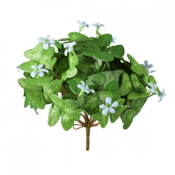Kunstbloem Oxalis Bush blauw 20 cm