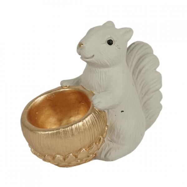 Schale Jingle sitzendes Eichhörnchen 17 cm 3fach sortiert